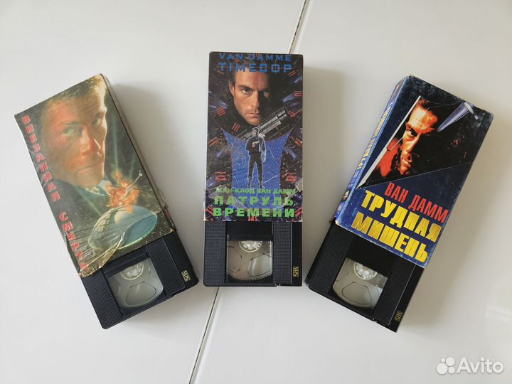Видеокассеты VHS Ван Дамм