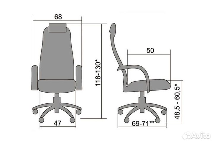 Кресло Метта SU-BP-8