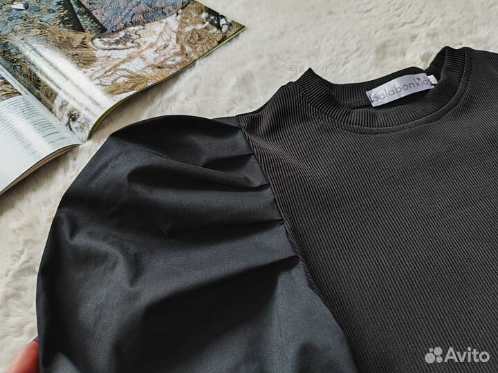 Маленькое черное платье для девочки 154 158