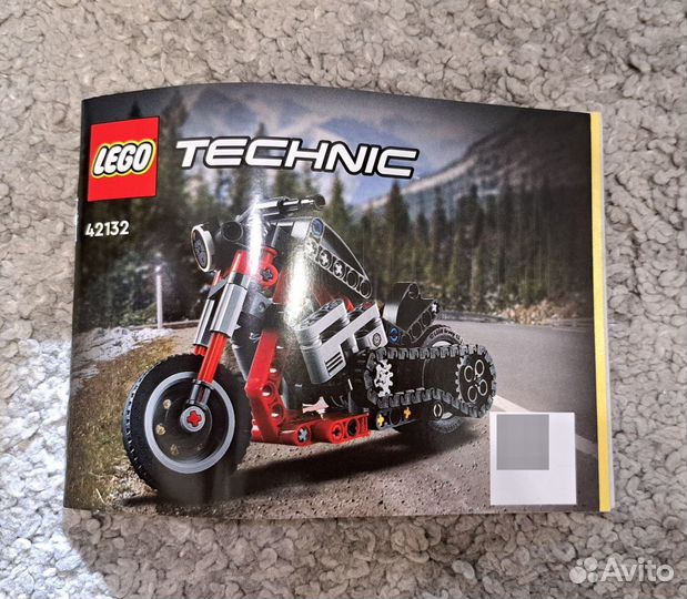 Конструктор lego Technic 42132 Мотоцикл