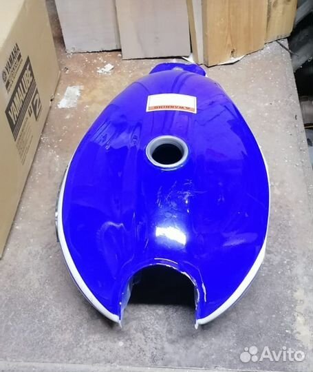 Бензобак для мопеда Альфа RX (бак топливный)