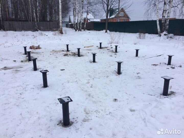 Винтовые сваи, монтаж, продажа