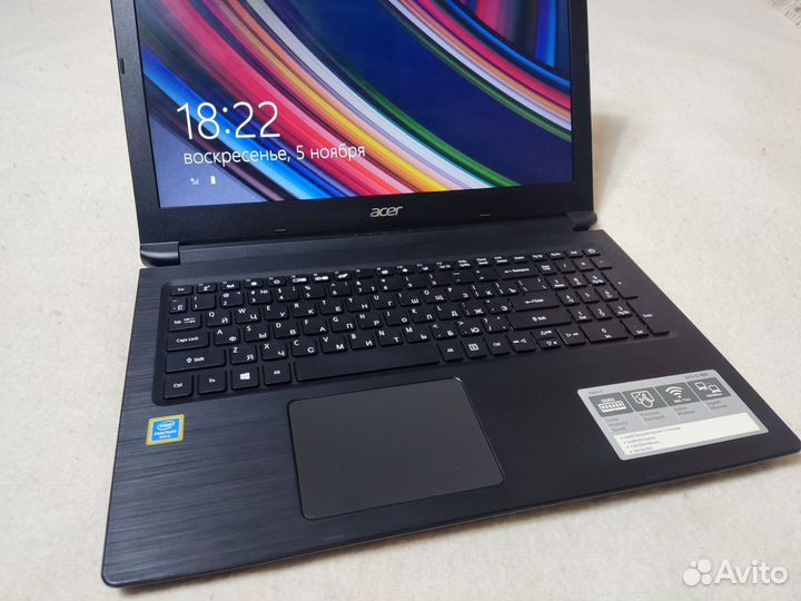 Мощный, свежий 2019 Acer Intel Gold, 8Gb, SSD256