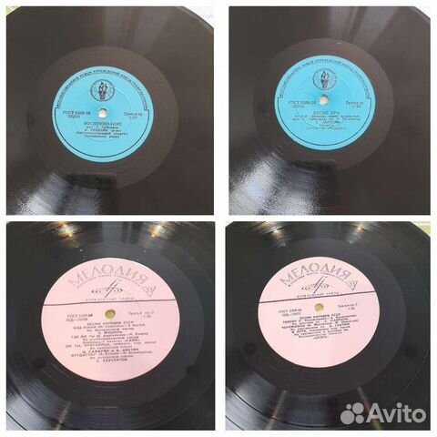 Пластинки Песни народов СССР