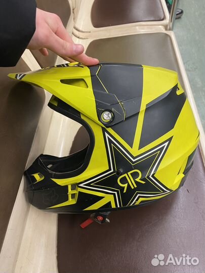 Кроссовый шлем fox v1