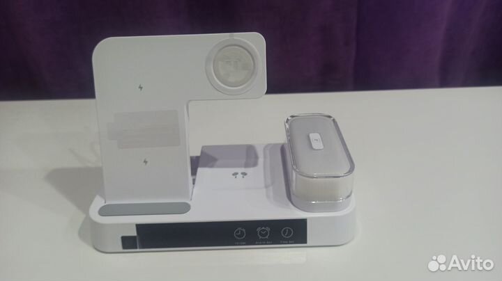 Беспроводная зарядка для Apple iPhone 3-в-1 30Вт