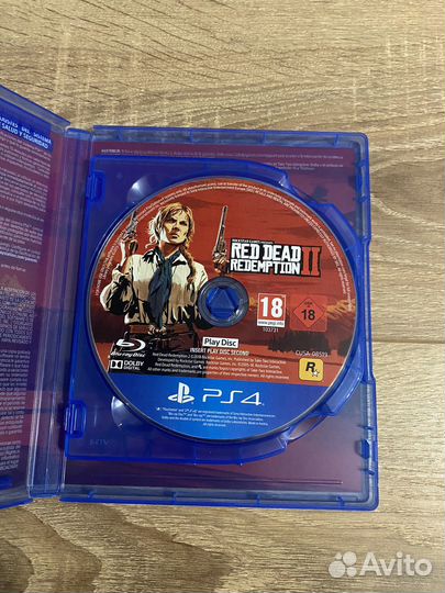 Red dead redemption 2 ps4 диск