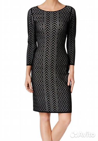 Calvin Klein платье свитер плотный трикотаж 44-46