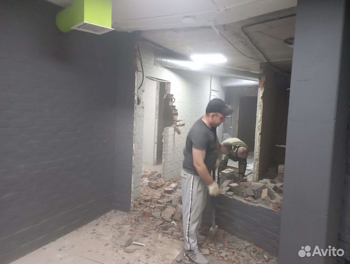 Снос/слом, демонтаж плитки и т.д