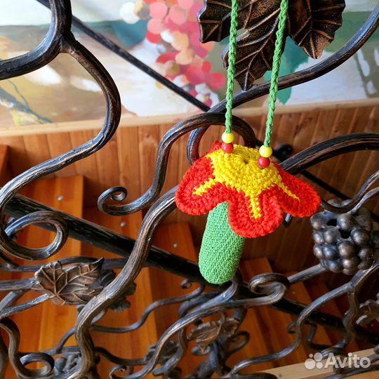 Брелок-обвес на сумку. Ключница