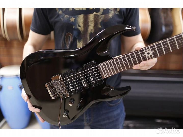 Clevan CX-52/FR-BK - Электрогитара, цвет чёрный