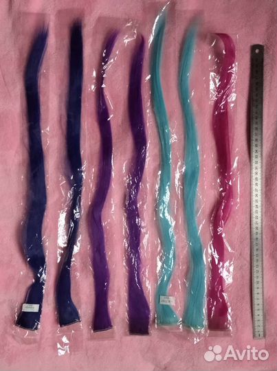 Цветные пряди волосы парики для фотосессии