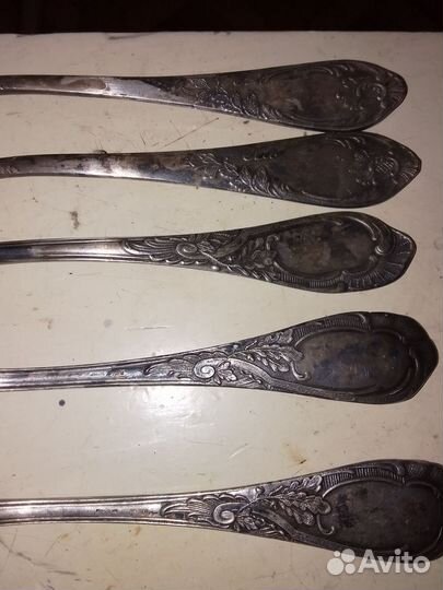 Набор столовых приборов мельхиор СССР