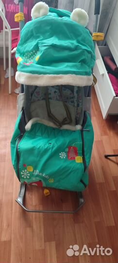 Коляска санки