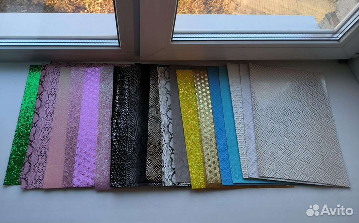 Кожзам для бантиков