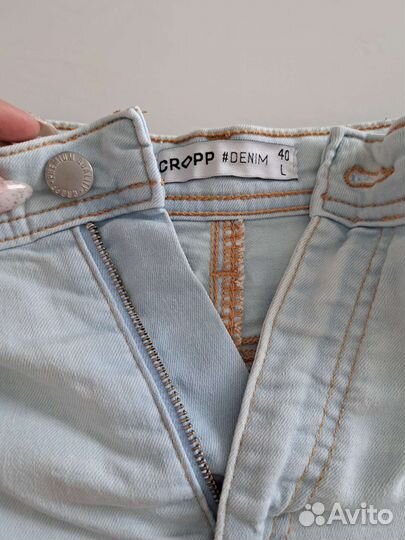 Шорты с завышенной посадкой (lime и cropp)