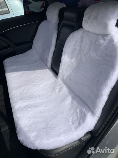 Накидки из искусственного меха короткий ворс 2 шт