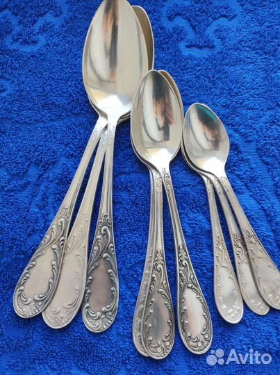 Мельхиоровые ложки и вилки