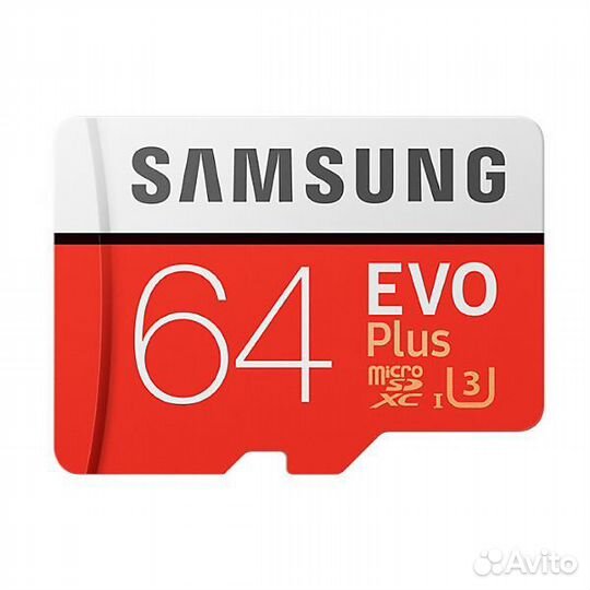 Карта памяти MicroSD samsung evo 64 gb