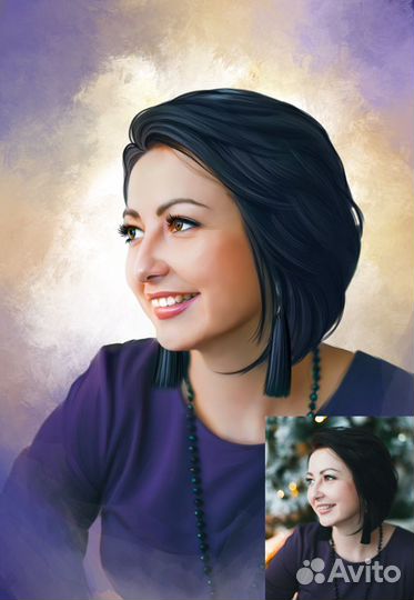 Цифровой портрет по фото