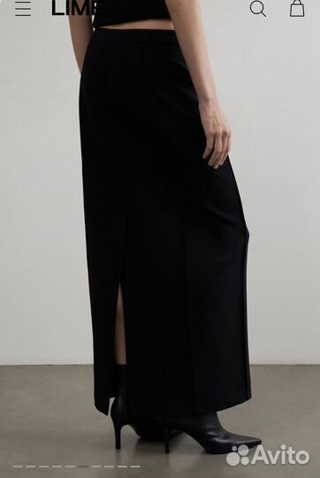 Юбка макси lime xs новая