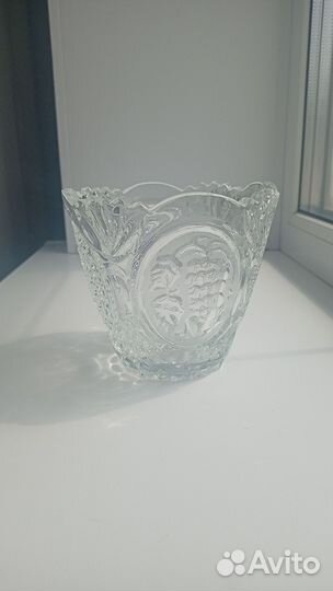 Ваза хрустальная