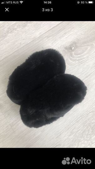 Меховые наушники