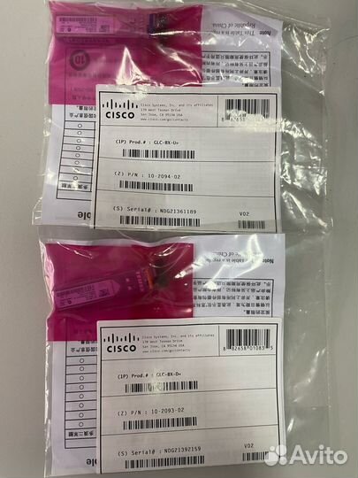 Трансивер cisco 1000base SFP GLC-BX-U GLC-BX-D