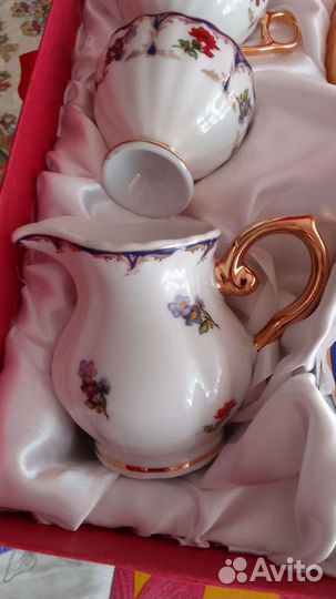 Сервиз чайно- кофейный. Japan. Фарфор на 6 персон