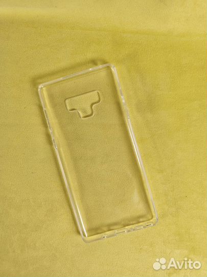 Чехол силиконовый-прозрачный (Samsung Note 9)