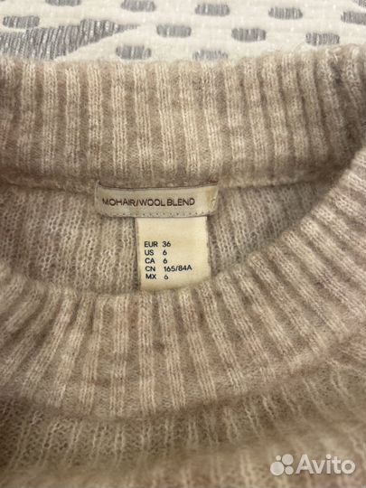 Свитер hm мохер premium
