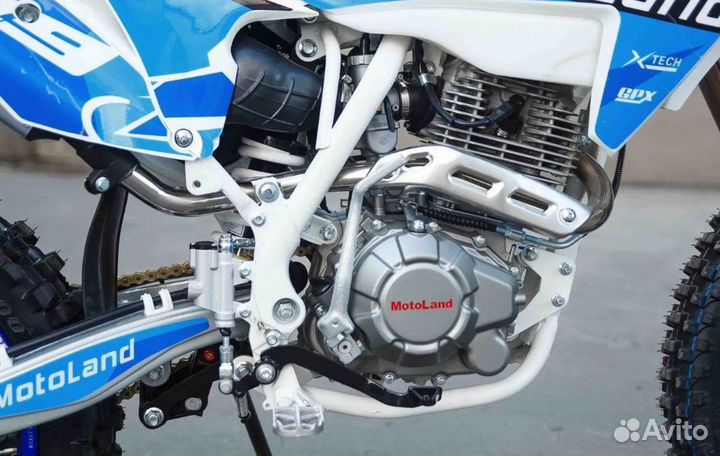 Мотоцикл Motoland XT250 голубой