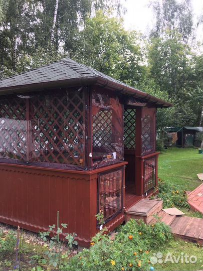 Мягкие окна для беседки