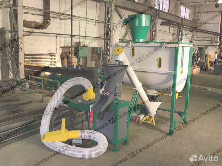 Линия гранулирования комбикормов