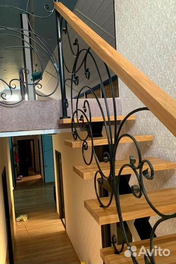 Лестницы на металлокаркасе под ключ