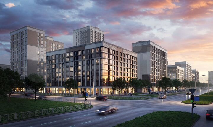 2-к. квартира, 65 м², 2/12 эт.