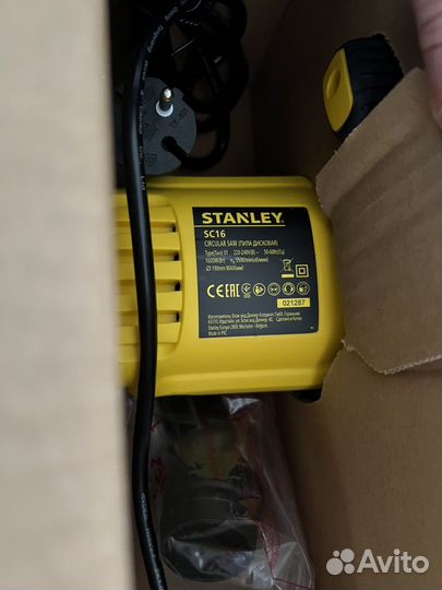 Дисковая пила Stanley SC16