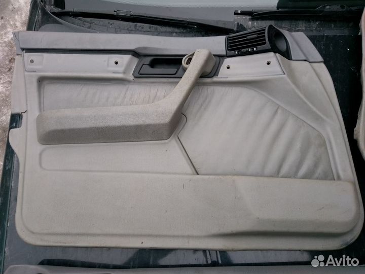 Обшивки жатая кожа bmw e34 бмв е34 карты рестайл