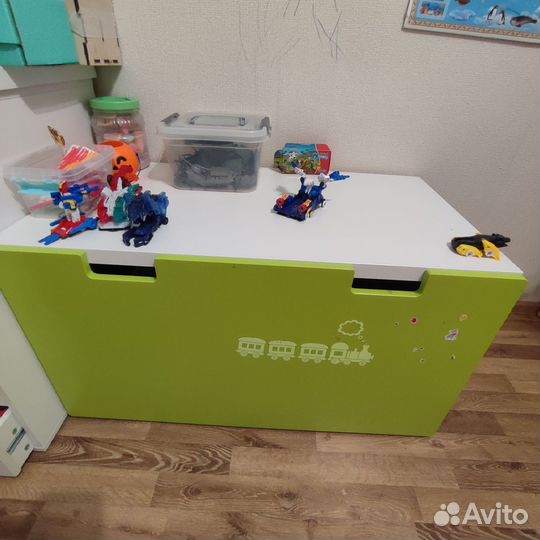 Столик-ящик для игрушек икеа стува и стульчик