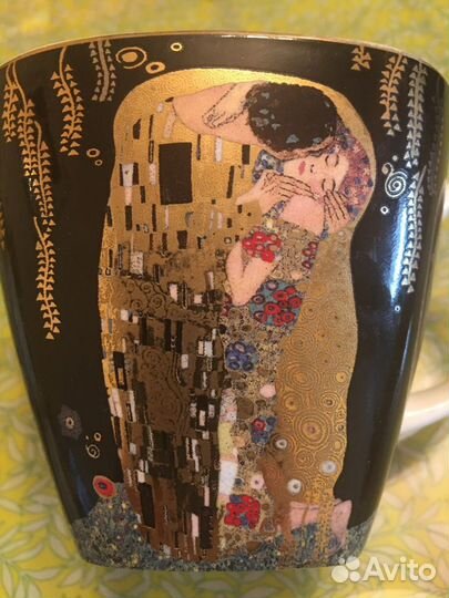 Кофейная пара Goebel, Gustav Klimt Поцелуй