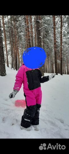 Зимний комбинезон для девочки 116