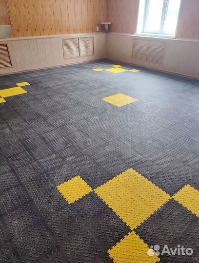 Пвх плитка для гаража