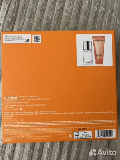 Парфюмированная вода Clinique happy