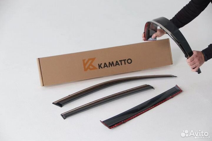 Ветровики Kamatto Toyota Land Cruiser 200 2008-202