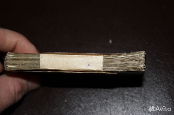 Пачка из 100штук 1руб. банкнот СССР 1961-91гг