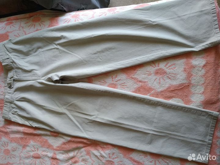 Брюки Meyer(Германия),50-52(W34,L33), беж,хлопок