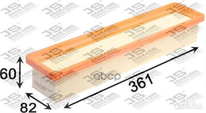 Фильтр возд.renault sandero,kangoo, 1.2 2001