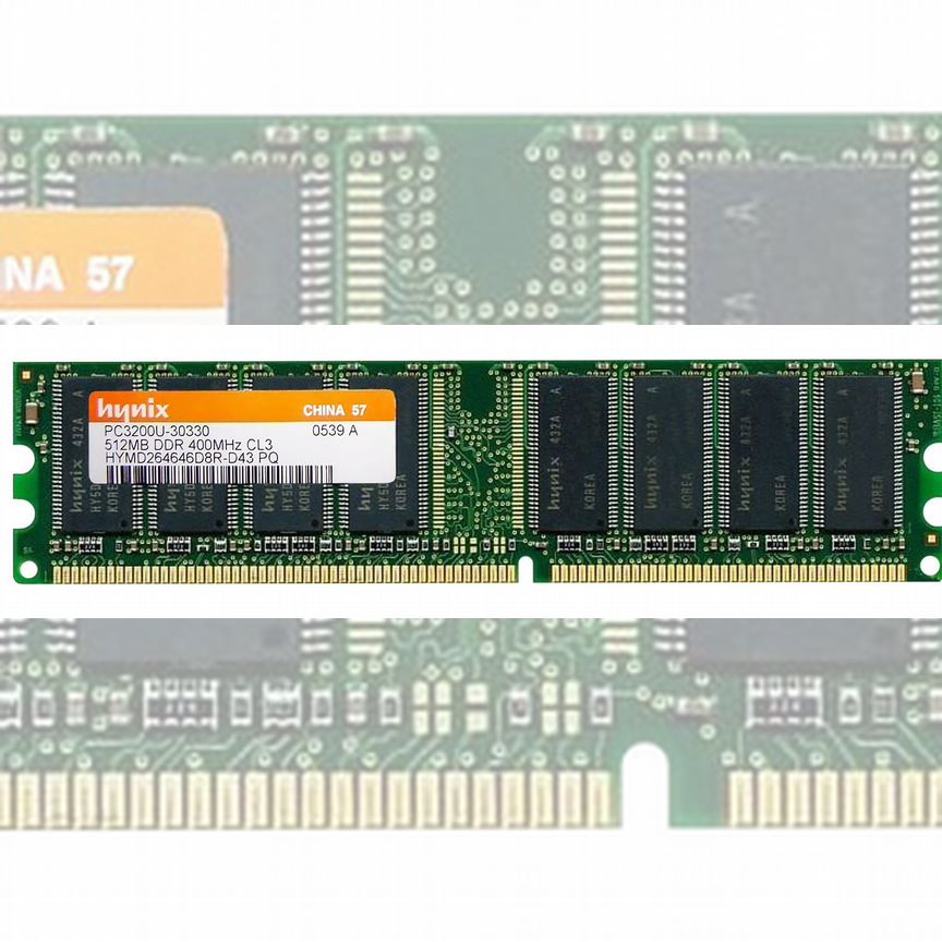 [HYMD264646D8R-D43] Оперативная Память Hynix 512mb Hymd264646d8r-D43