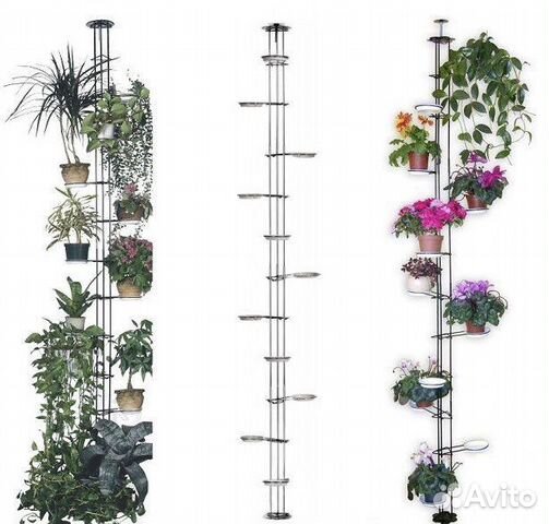Стойка для цветов пол-потолок