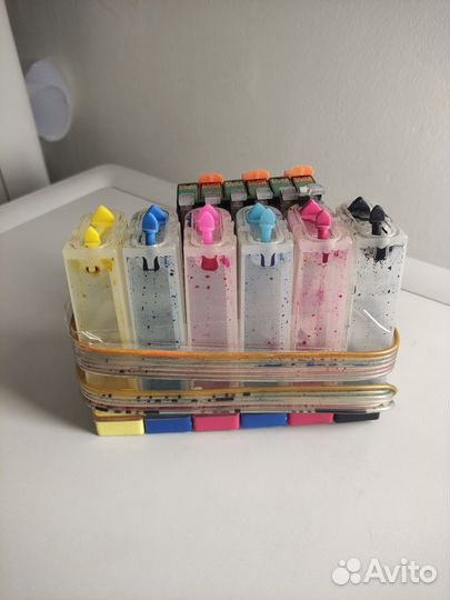 Снпч с чипами сброса на принтер Epson P50